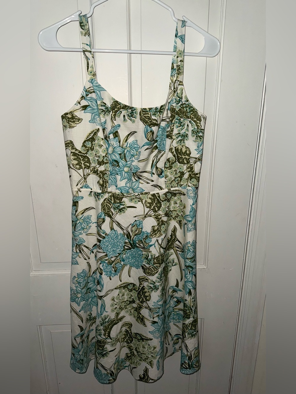 LOFT cotton lined sundress size 6p